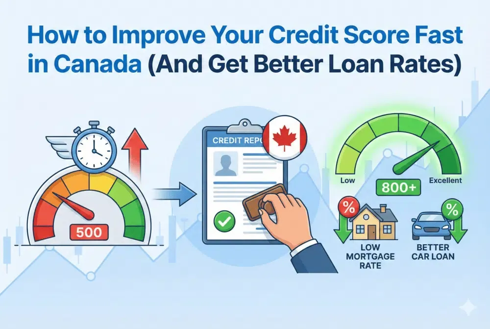 How to Improve Your Credit Score Fast in Canada (And Get Better Loan Rates)
